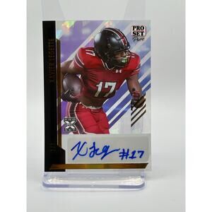 2024 Leaf Pro Pure Xavier Legette Rookie Gold Crystal Auto 1/1 SSP RC Panthers